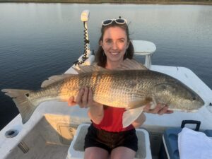 Inshore fishing charters for redfish in Topsail Beach Surf City Nc
