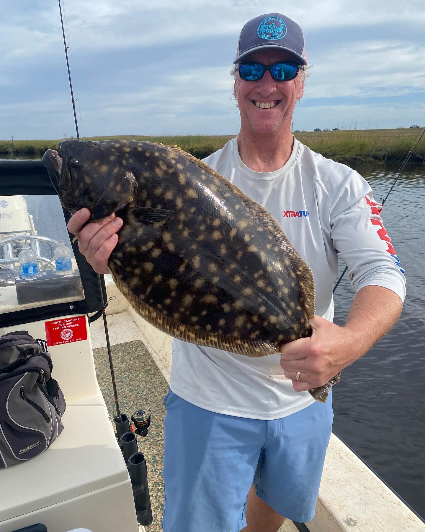 Inshore flounder charters Topsail Island
